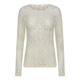 BarbCC O - Neck Blouse - Off white - Co'couture