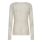 BarbCC O - Neck Blouse - Off white - Co'couture