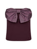 BarryCC Bow Top - Plum