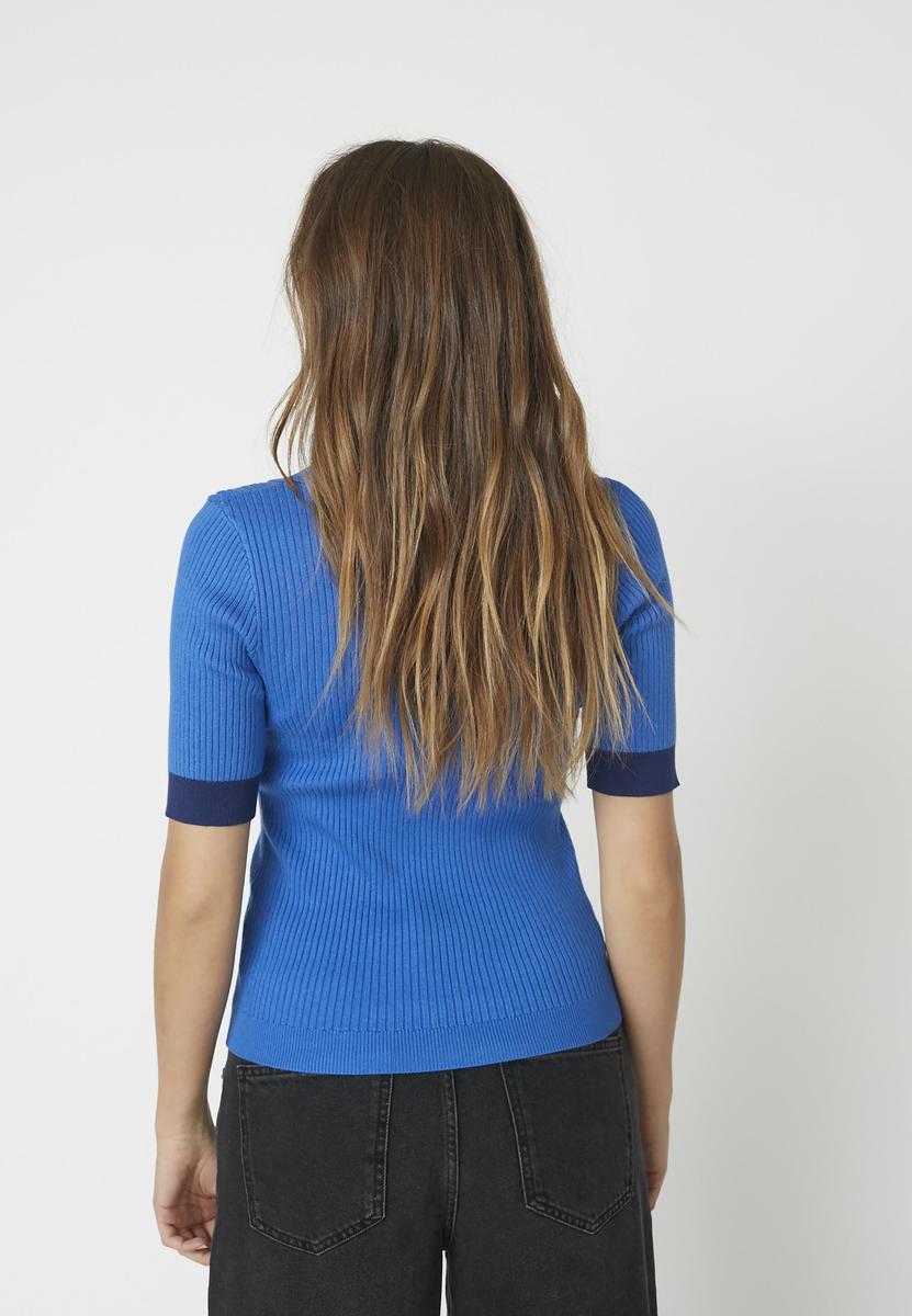 BonnyCC Polo SS Knit - Blue - Co'couture