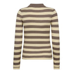 BonnyCC Stripe L/S Polo Knit - PaleYellow - Co'couture