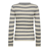 BonnyCC Stripe O - Knit - Light Grey - Co'couture