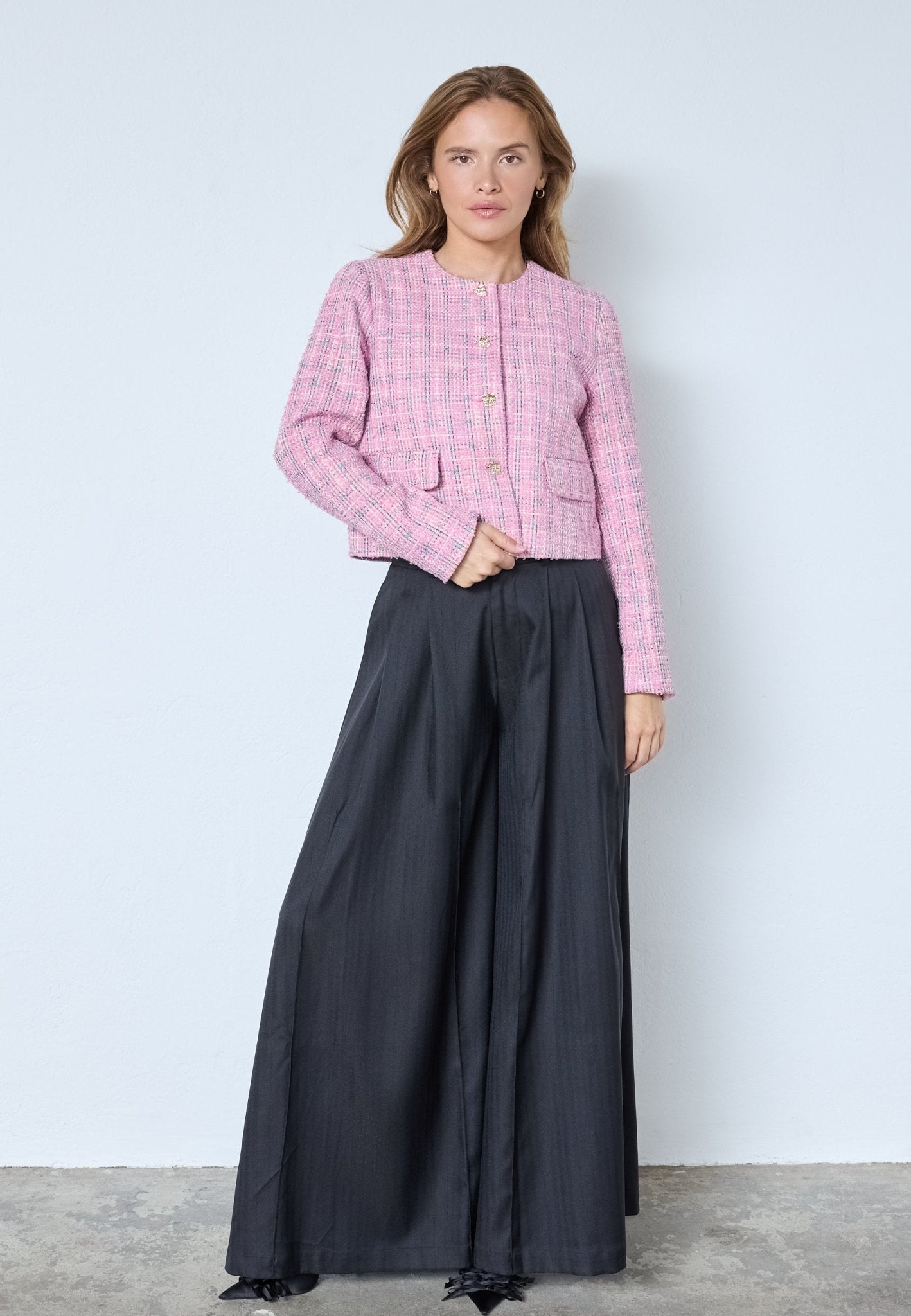 CammieCC Boucle Jacket - Candyfloss - Co'couture