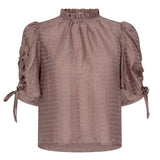 CharlieCC SS Puff Blouse - Old Rose - Co'couture