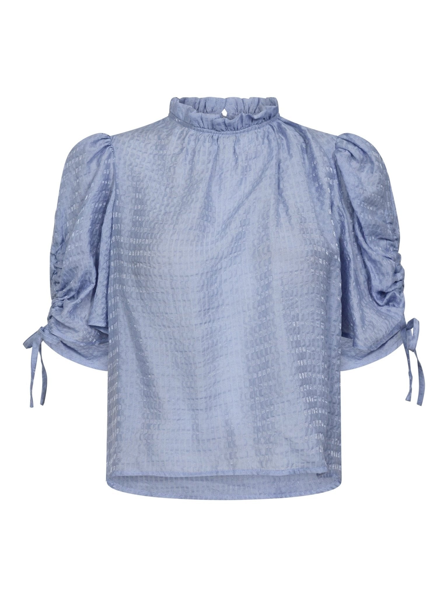 CharlieCC SS Puff Blouse - Pale Blue - Co'couture