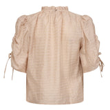 CharlieCC SS Puff Blouse - Powder - Co'couture