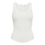 ClaireCC Rib Tank Top - Off white - Co'couture