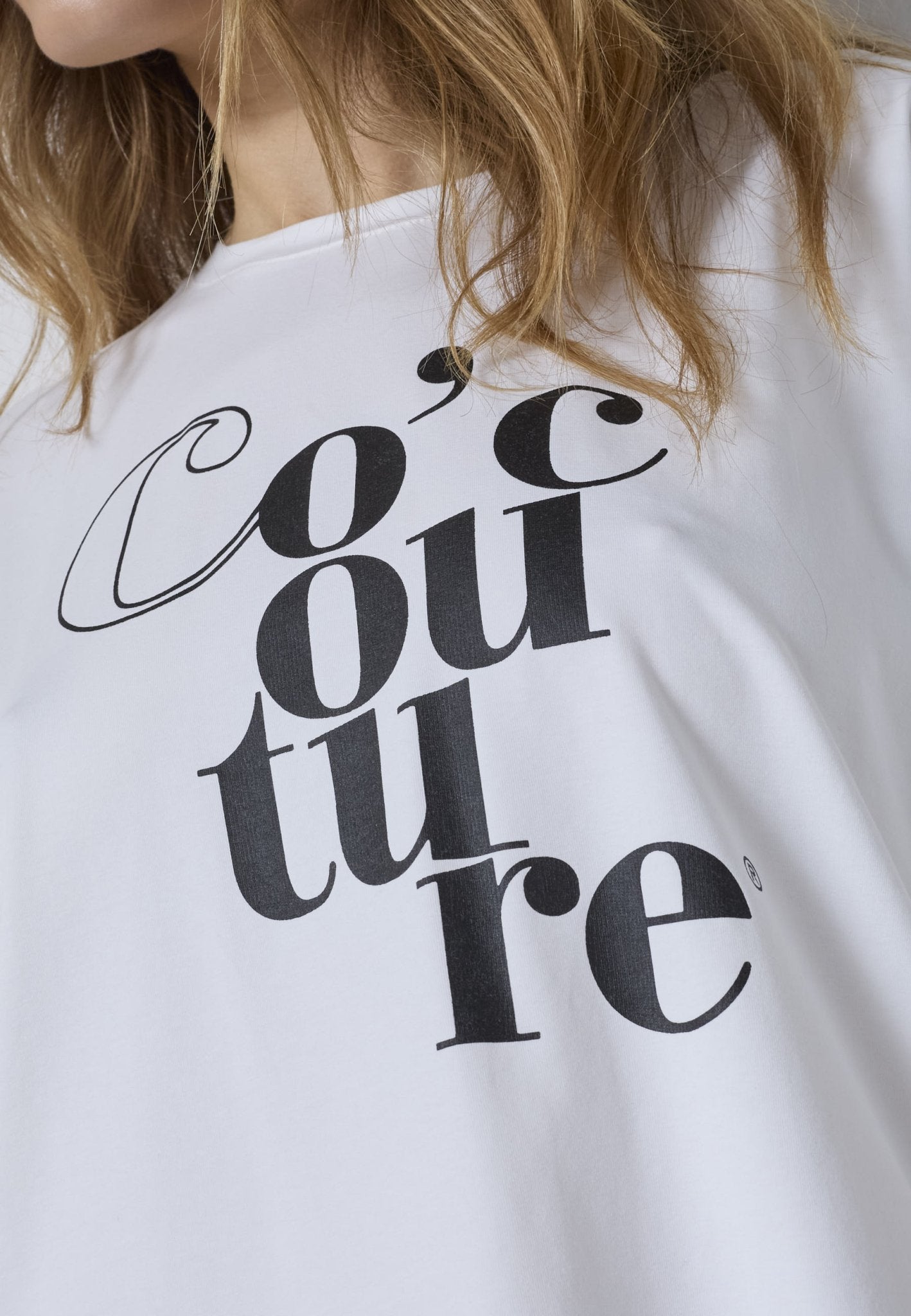 CocoutureCC Box Tee - White - Co'couture