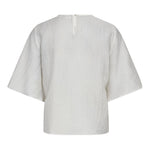 ConnyCC Drape SS Blouse - White - Co'couture