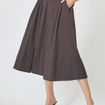 CottonCC Crisp Midi Skirt - Mocca - Co'couture