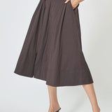 CottonCC Crisp Midi Skirt - Mocca - Co'couture