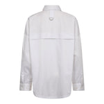 DaliaCC Oversize Slit Shirt - White - Co'couture