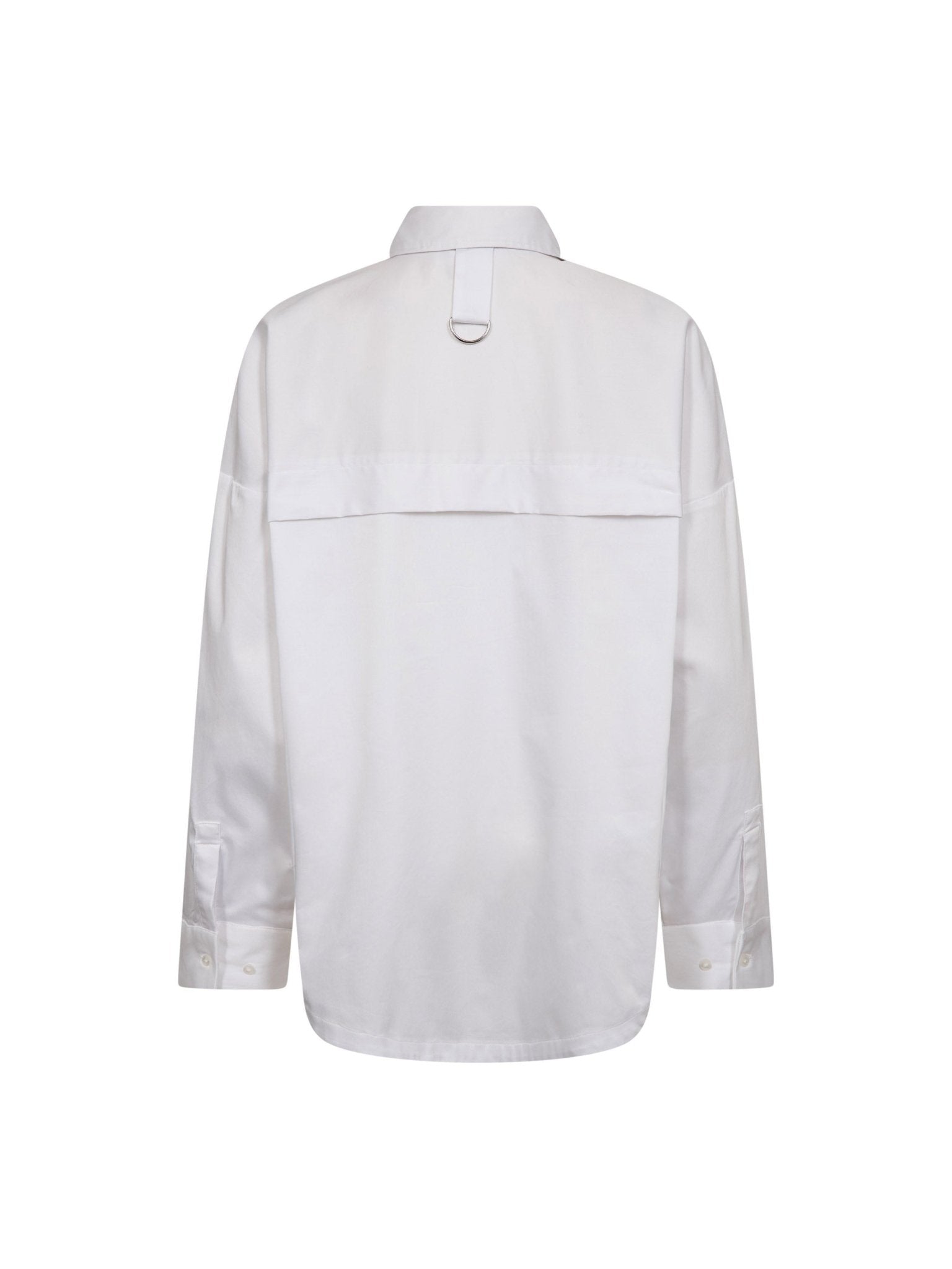 DaliaCC Oversize Slit Shirt - White - Co'couture