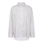DaliaCC Oversize Slit Shirt - White - Co'couture