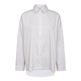 DaliaCC Oversize Slit Shirt - White - Co'couture