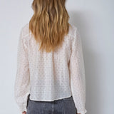 DallyCC Dot V - Shirt - Off white - Co'couture