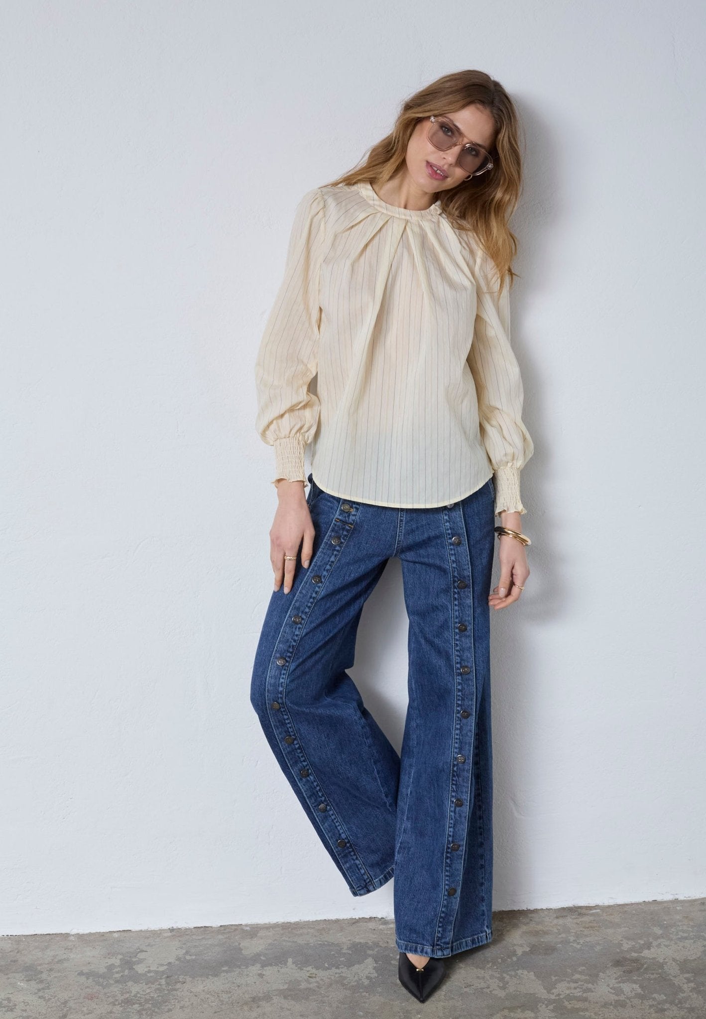 DaraCC Blouse - PaleYellow - Co'couture