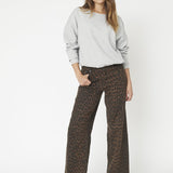 DengiCC Open Back Sweat - Grey Melange - Co'couture