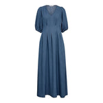 DenimCC Pleat Dress - Denim blue - Co'couture