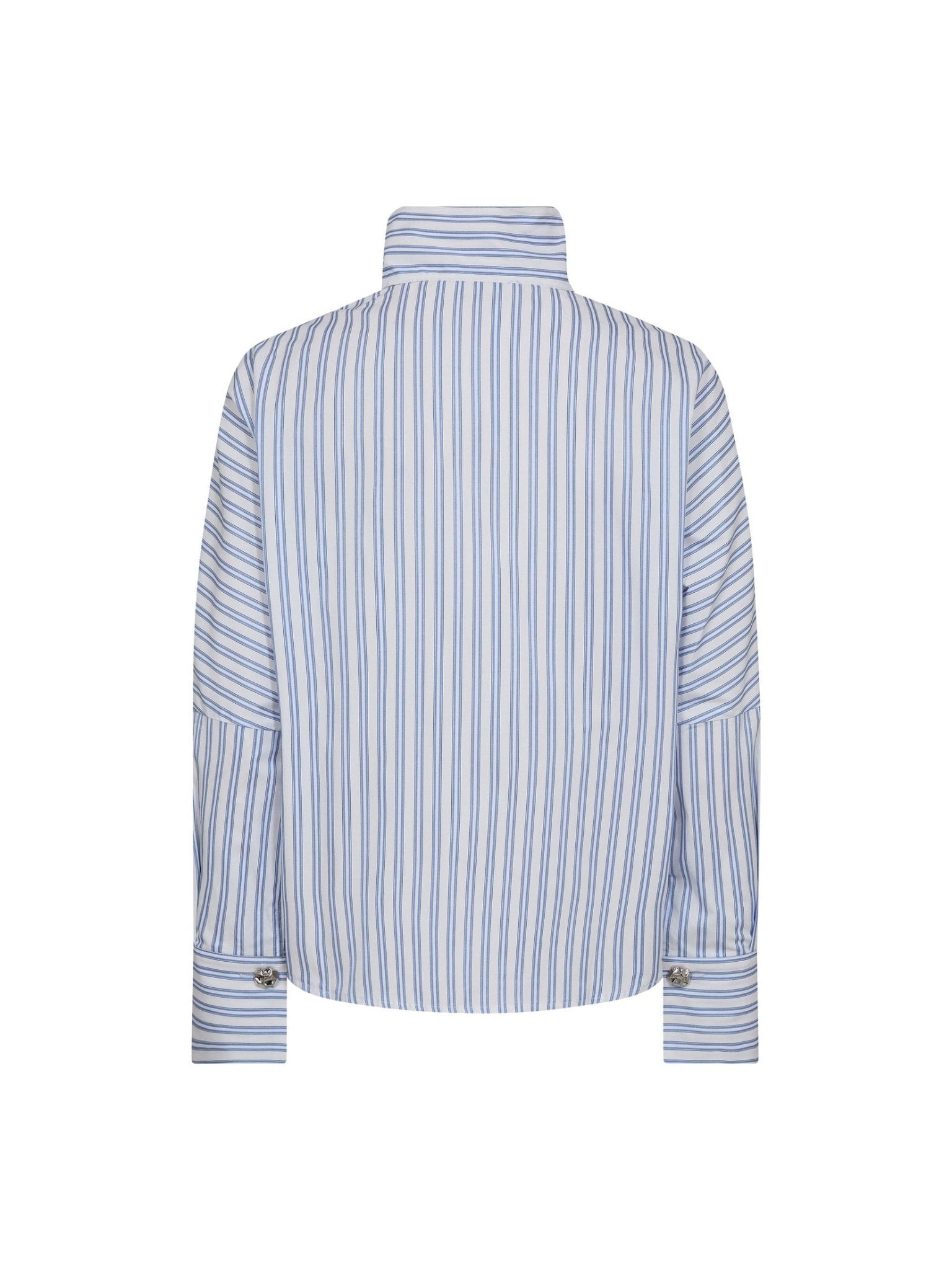 DevinCC AsymCC Button Blouse - Blue - Co'couture