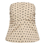 DiddiCC Dot Corsage Top - Bone - Co'couture