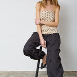 DiddiCC Dot Corsage Top - Bone - Co'couture