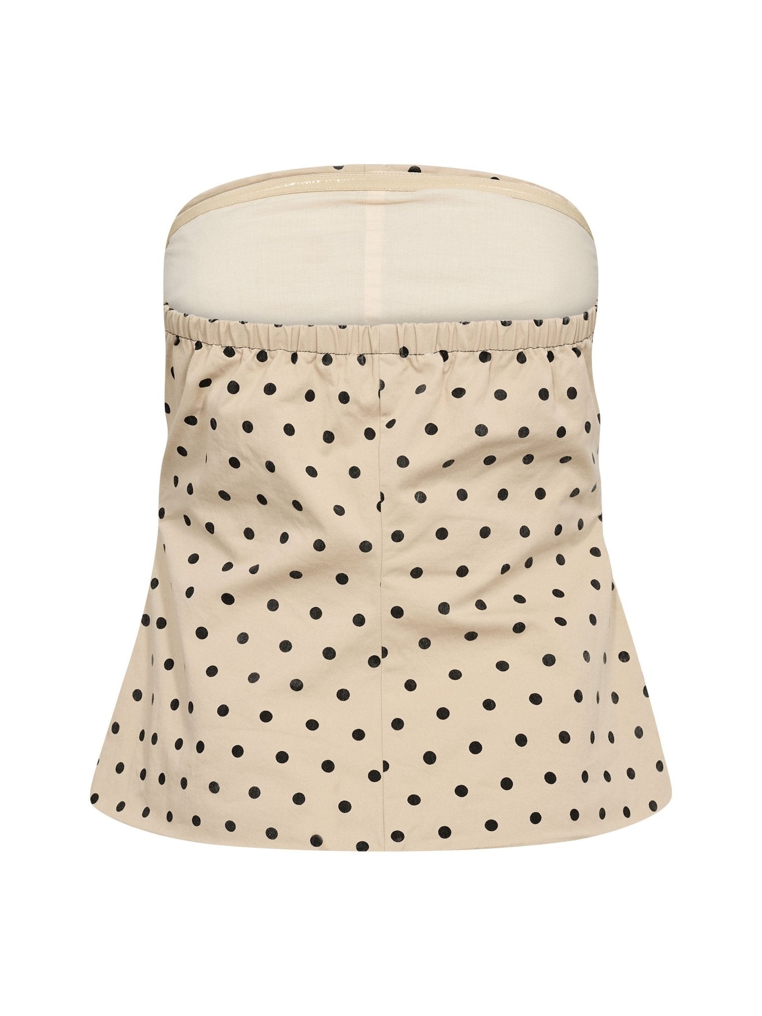 DiddiCC Dot Corsage Top - Bone - Co'couture