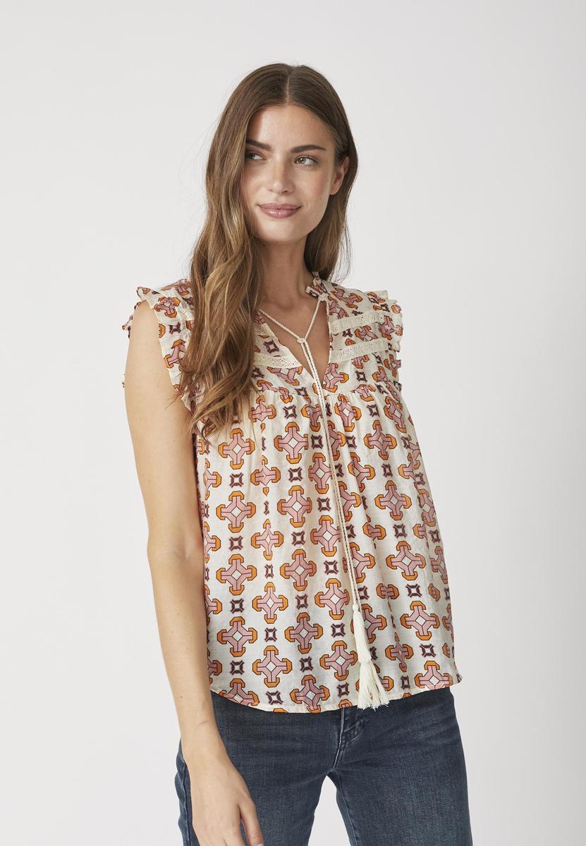 EgyptCC Tie Top - Off white - Co'couture