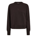 ErisCC Emb Sweat - Dark Brown - Co'couture