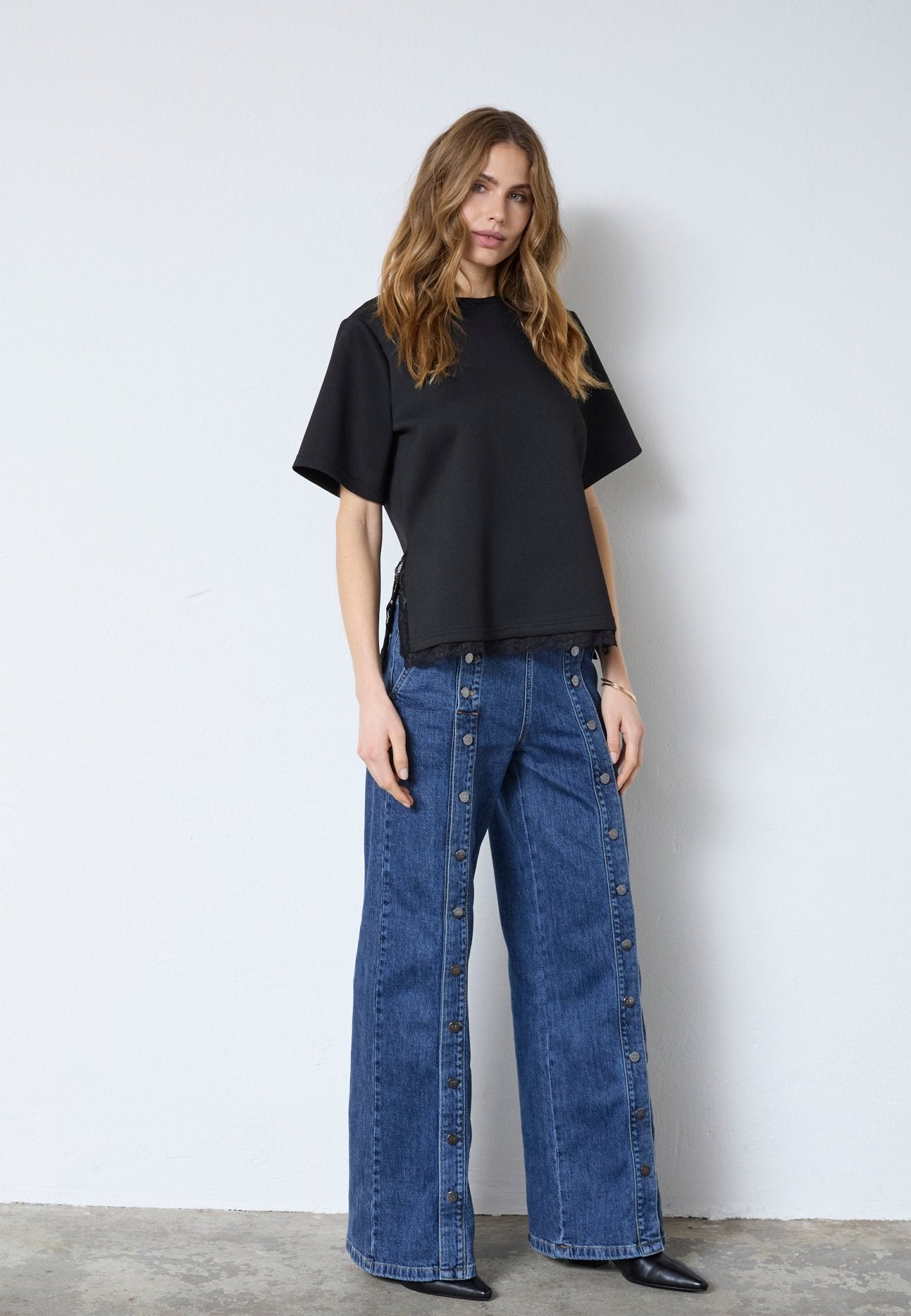 EviCC Lace Tee - Black - Co'couture