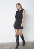 FalconCC Pleat Mini Dress - Black