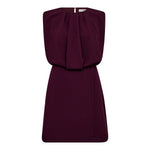 FalconCC Pleat Mini Dress - Plum - Co'couture