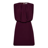 FalconCC Pleat Mini Dress - Plum - Co'couture