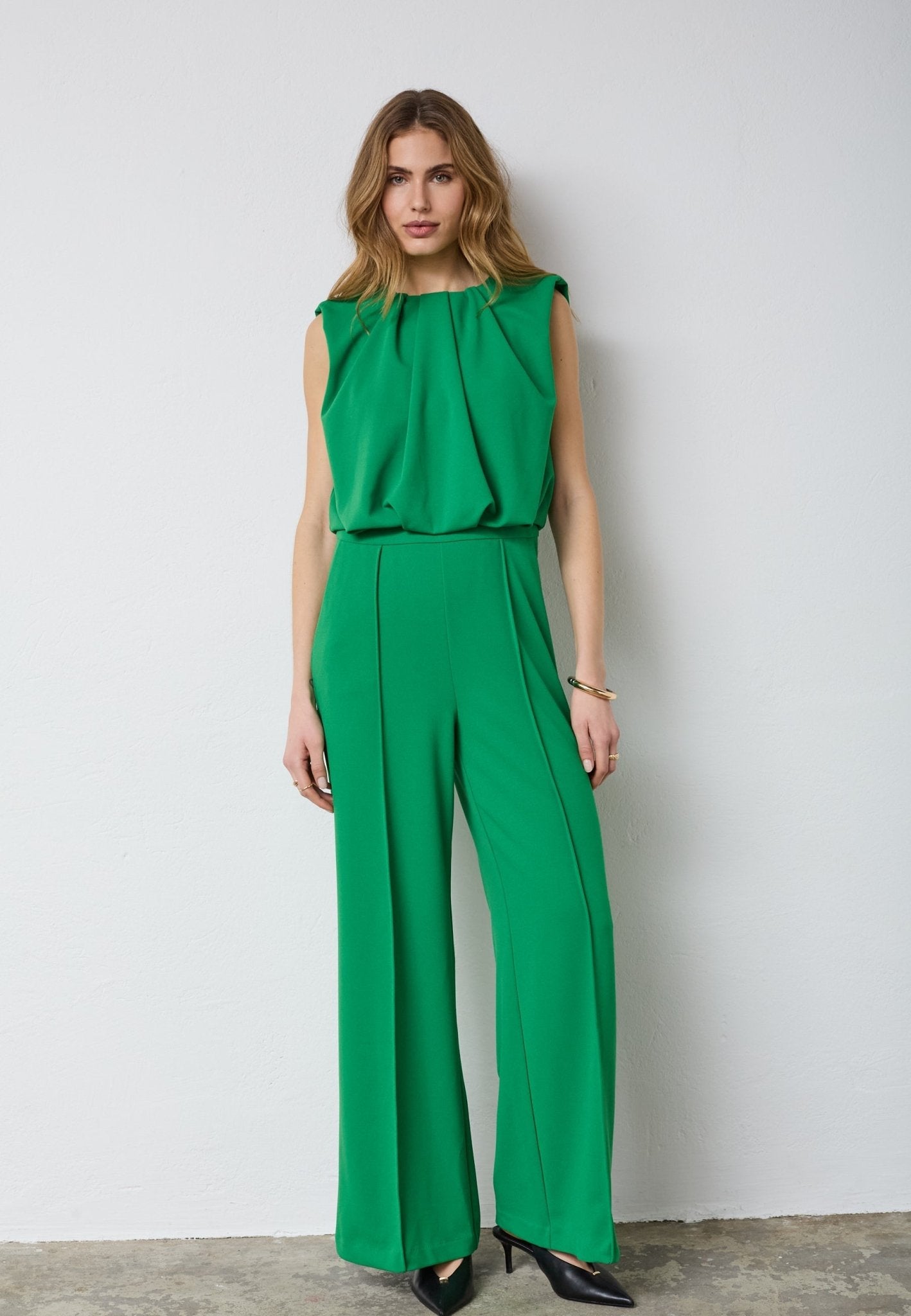 FalconCC Pleat Suit - Green - Co'couture