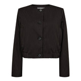 FiaCC Pin Bomber Jacket - Dark Brown - Co'couture
