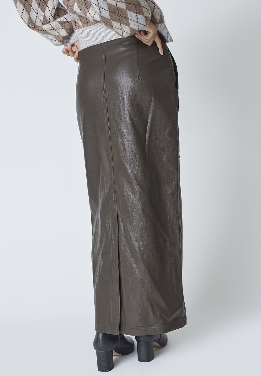 GittCC Floor Skirt - Dark Brown - Co'couture
