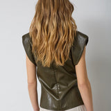 GittCC Pleat Top - Army - Co'couture