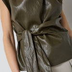 GittCC Pleat Top - Army - Co'couture