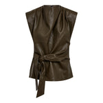 GittCC Pleat Top - Army - Co'couture