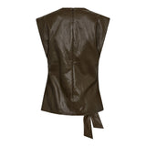 GittCC Pleat Top - Army - Co'couture