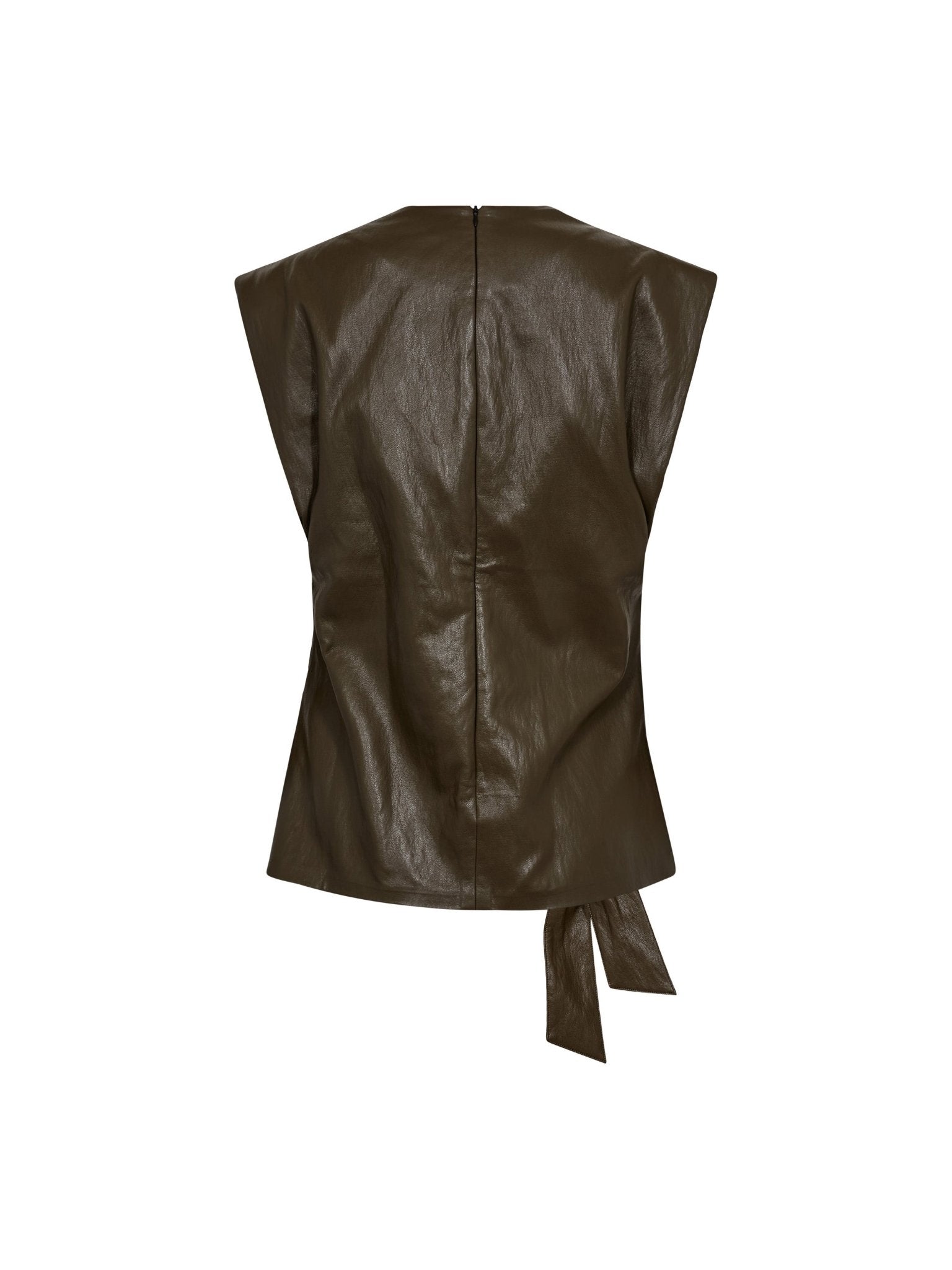 GittCC Pleat Top - Army - Co'couture