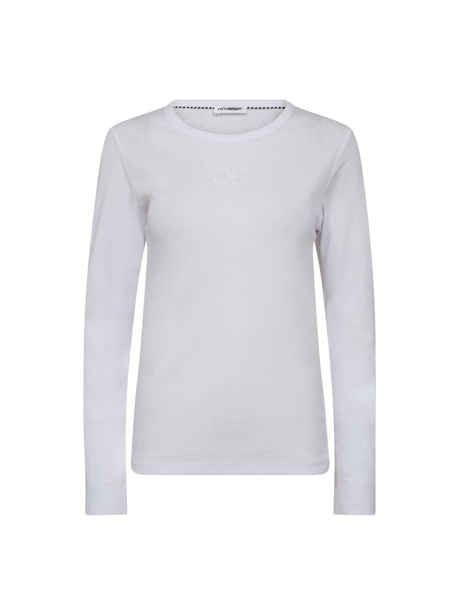 GrannyCC Embroidery LS Tee - White - Co'couture