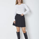 GrannyCC Embroidery LS Tee - White - Co'couture