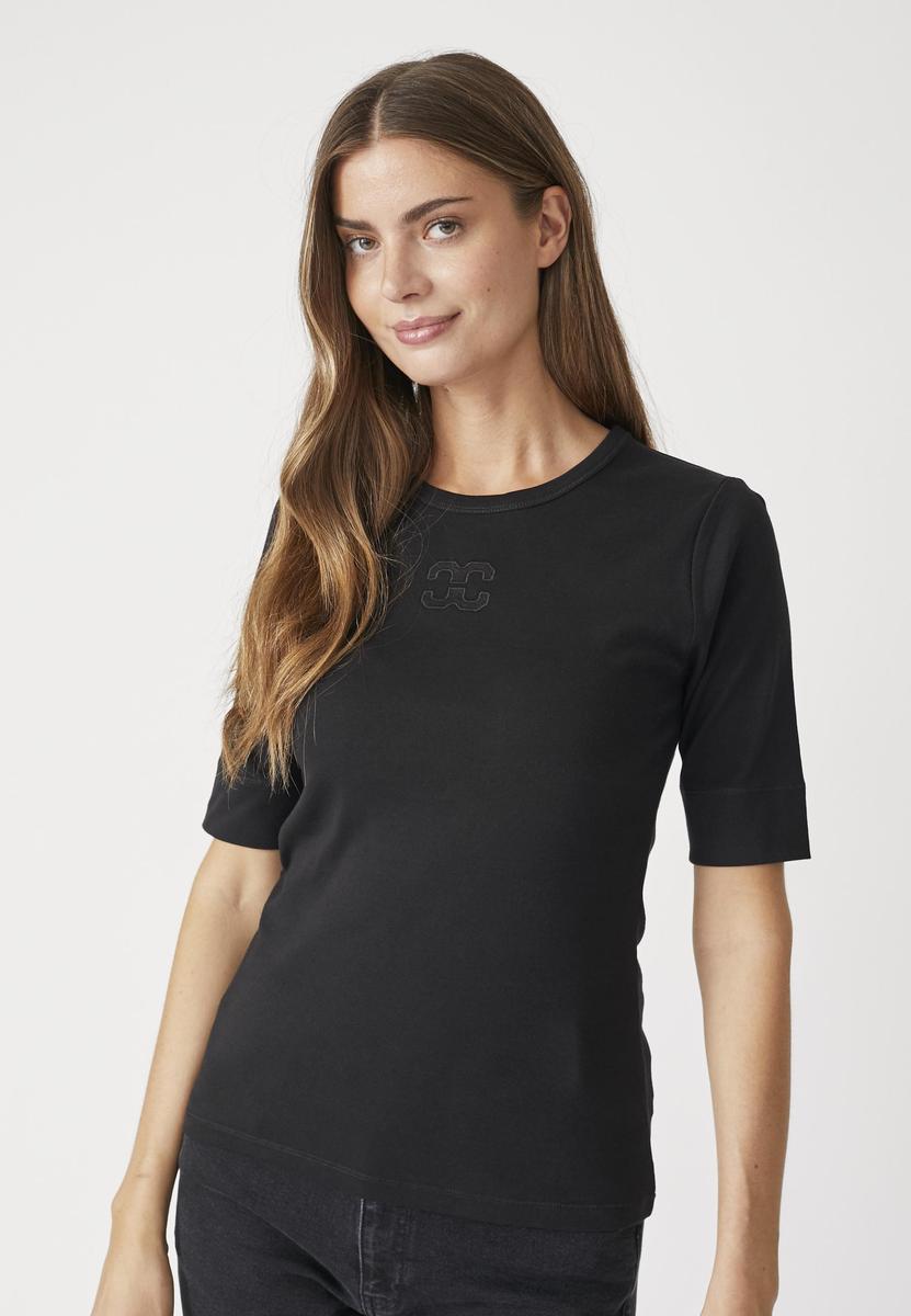 GrannyCC Embroidery SS Tee - Black - Co'couture