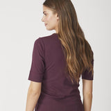 GrannyCC Embroidery SS Tee - Winered - Co'couture