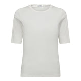 GrannyCC Rib SS O - Tee - Off white - Co'couture
