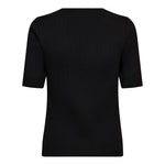 GrannyCC Rib SS V - Tee - Black - Co'couture