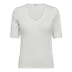 GrannyCC Rib SS V - Tee - Off white - Co'couture