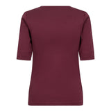 GrannyCC SS Tee - Burgundy - Co'couture
