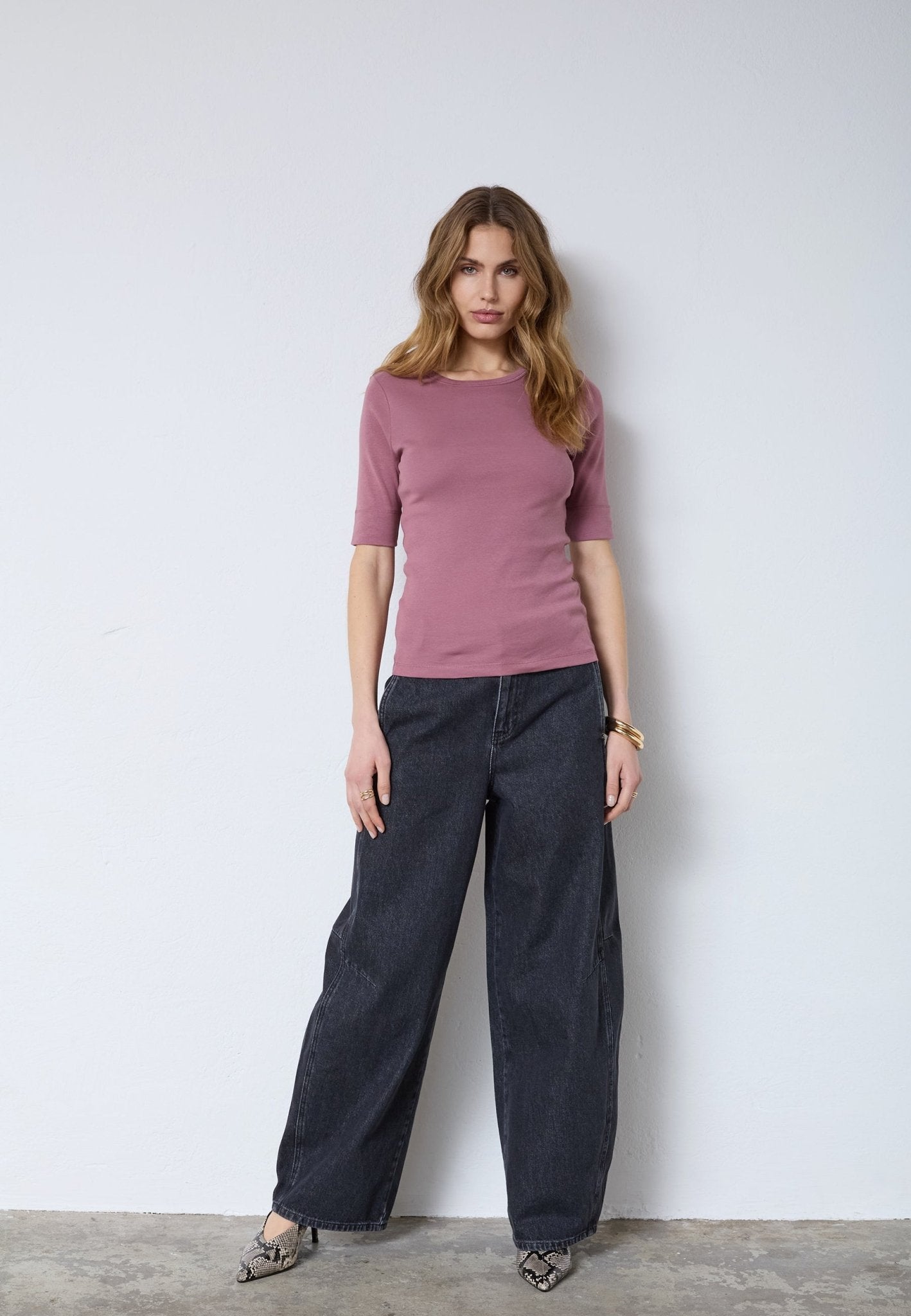 GrannyCC SS Tee - Old Rose - Co'couture